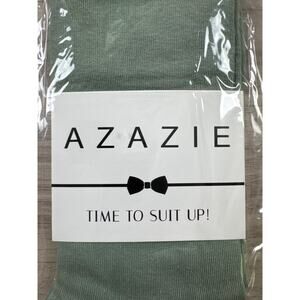 Azazie Groomsmen Socks - 7 Pack Mens One-Size Green Matcha Wedding Gift, NWT